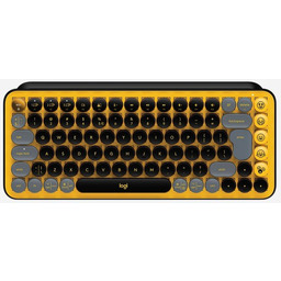 Klawiatura LOGITECH POP Keys 920-010735, Bluetooth, Blast Yellow