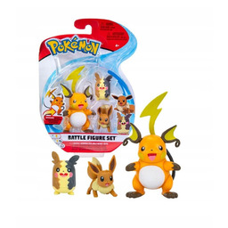 Figurka Pokemon Battle Raichu Eevee Morpeko