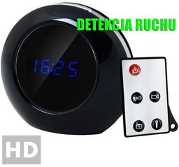 Szpiegowski Zegar Biurkowy z LCD, Nagrywający Obraz HD
