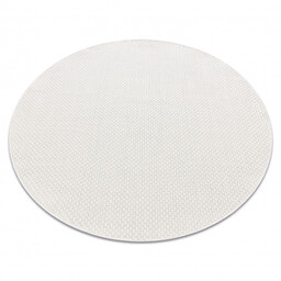 Dywan TIMO 6272 koło SZNURKOWY SIZAL outdoor biały