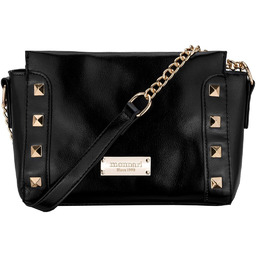 Torebka Mała Listonoszka Monnari Ćwieki Czarna