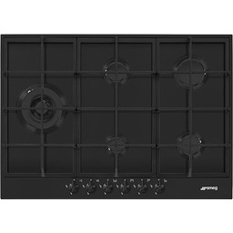 SMEG PX375LMB, Classic płyta gazowa, czarna matowa