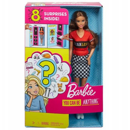 Barbie Lalka Brunetka kariera niespodzianki