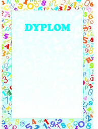 Papier ozdobny BARWNE ARKUSZE na dyplomy Elementarz 170g