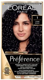 LOREAL Preference Farba do włosów 1 - Czerń