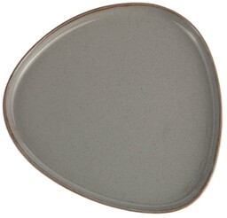 TALERZ TRÓJKĄTNY STONE 270 mm SZARY