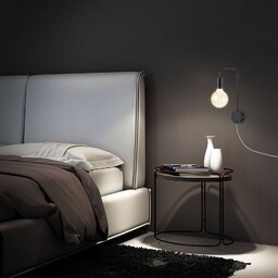 Briloner Kinkiet Alva Comfort light Retro, czarny