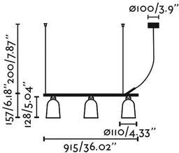 FARO BARCELONA Lampa wisząca Studio, możliwość ściemniania, fioletowy