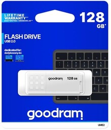Goodram Pendrive UME2 128GB USB 2.0 Biały