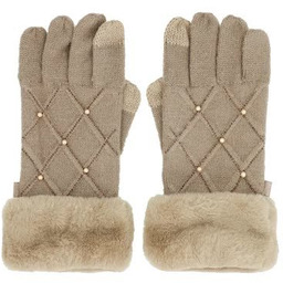 Rękawiczki Anekke Padded ciepłe beżowe roz.uniw