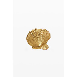 Pierścionek muszla pozłacany Zalio
