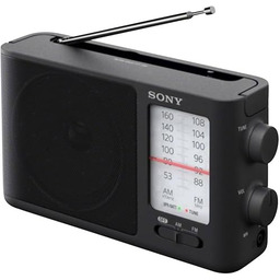 Sony Icf 506 Radio, Plastik, Czarny, 22.4 x