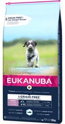 Eukanuba PuppyJunior Large Breeds Grain Free Łosoś 12kg