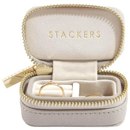 Etui podróżne na pierścionki (taupe) Petite Stackers