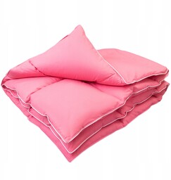 Kołdra 140x200 z Pierza 90% Piór Standard, Całoroczna,