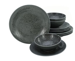 CreaTable, 21626, seria Orient Mandala, 12-częściowy zestaw naczyń,