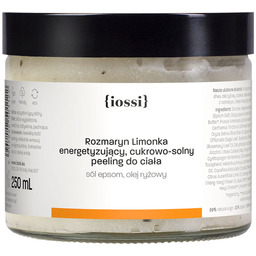 Iossi Rozmaryn Limonka Energetyzujący peeling cukrowy do ciała