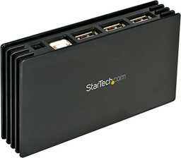 StarTech.com (ST7202USBGB) 7-portowy czarny koncentrator USB 2.0