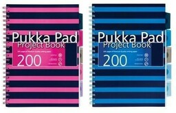 Kołozeszyt A5/100 kratka 80g PUKKA PROJECT BOOK NAVY