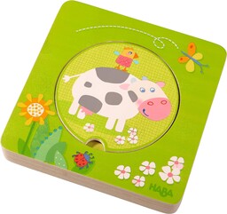 HABA 301647 - drewniane puzzle "Przyjaciele gospodarstwa"