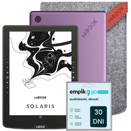 Zestaw Czytnik E-booków inkBOOK Solaris Violet + Etui