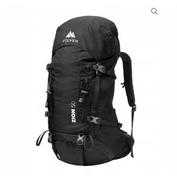 PLECAK TREKKINGOWY 50L ZE STELAŻEM VOLVEN ZION CZARNY