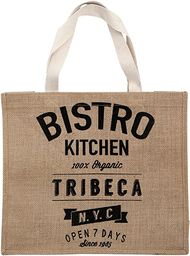 Premier Bistro torba na zakupy, juta Heasian, bawełna,
