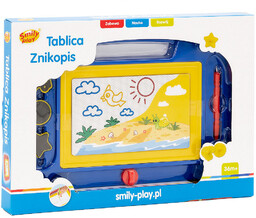 Smily Play, zabawka edukacyjna Tablica znikopis, niebieski