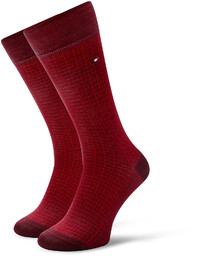 Skarpety Wysokie Męskie Tommy Hilfiger 701230606 Czerwony