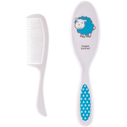 Szczotka i grzebień z miękkim włosiem dla niemowląt