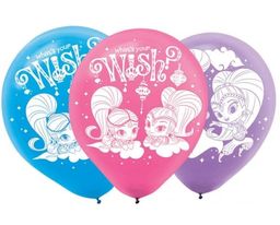 Balony urodzinowe Shimmer i Shine - 23 cm