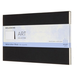 Blok Watercolour L 13x21 cm 20 stron czarny