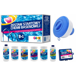 Gamix Zestaw Startowy 8w1 Chemii Do Basenu Chemia