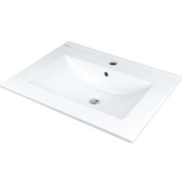 DEANTE Umywalka ceramiczna TUBO wpuszczana w blat