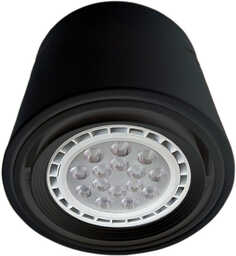 Tubo Maxi lampa sufitowa 1-punktowa czarna 227