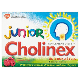 Junior pastylki do ssania na gól gardła