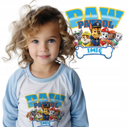 Piżama PSI PATROL Niebieska PAW PATROL *IMIĘ* Prezent