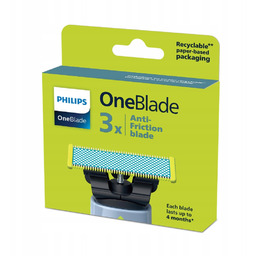Philips OneBlade 360 zapasowe ostrza Anti-Friction, QP235/50, 3