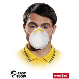 MAS-F-FFP1-ZF - Półmaska filtrująca bez zaworka MAS-F-FFP1-ZF NR