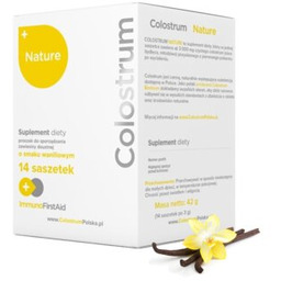 COLOSTRUM Suplement diety Nature Waniliowy (14 saszetek)