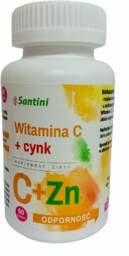 Santini Witamina C i cynk 60 tabletek