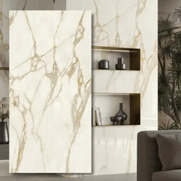 Spiek kwarcowy Calacatta Gold Silk 324x162x1,2 cm