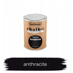 LUXDECOR FARBA KREDOWA CHALK-IT 0,75L ANTHRACITE