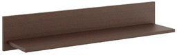 Elior Minimalistyczna półka ścienna w kolorze wenge Z5-N79