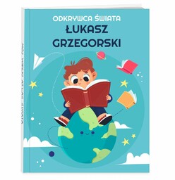 Atlas geograficzny z nadrukiem dla chłopca na Dzień