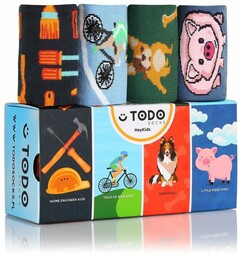 Todo Socks Zestaw dziecięcych skarpet HEY KIDS -