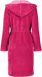 Cawo Szlafrok damski Welurowy z Kapturem Beere