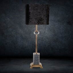 Lampa stołowa NELI z podstawą z żywicy poliestrowej