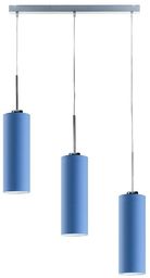 Lumes Lampa wisząca z abażurami na srebrnym stelażu