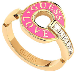 Biżuteria GUESS JUR04079JWY. Pierścionek, Kolor różowy. Kobieta.